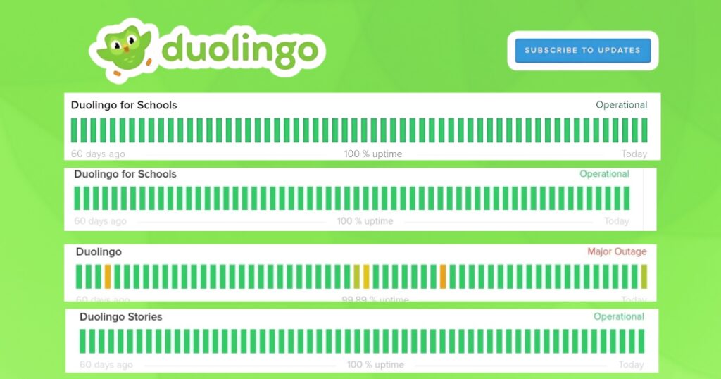 Forcer l'arrêt de l'application Duolingo